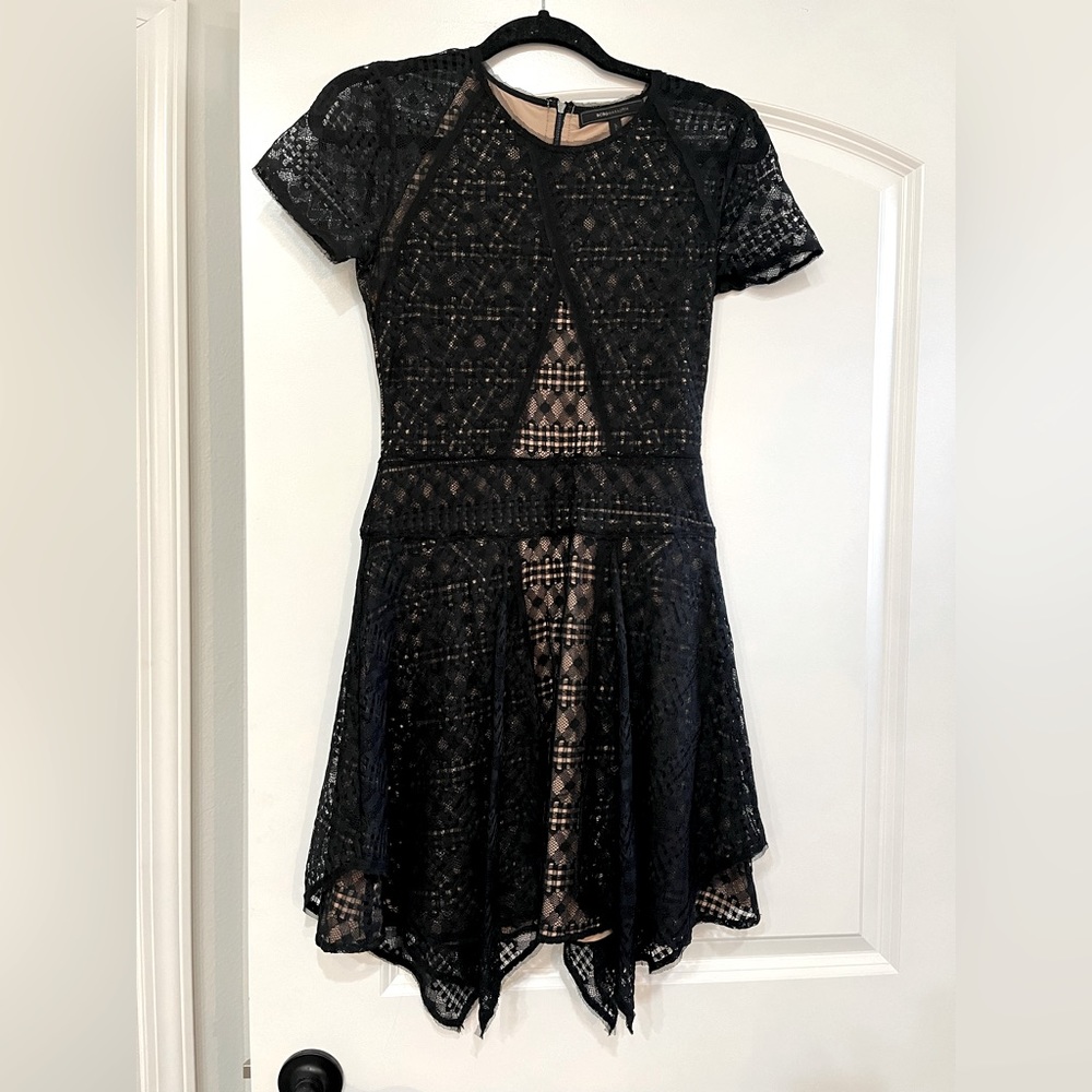 Black cocktail dress.